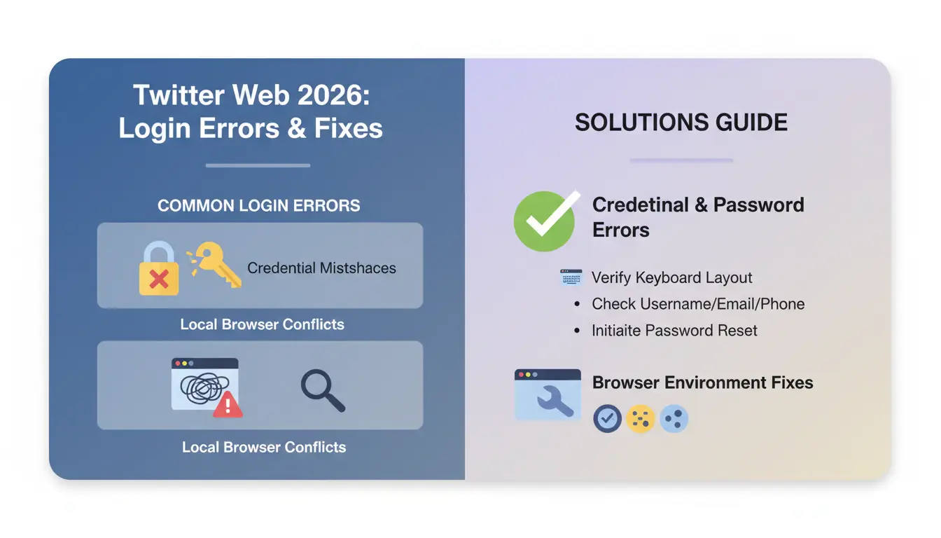 What Are the Most Common Twitter Web Login Errors and Their Fixes?