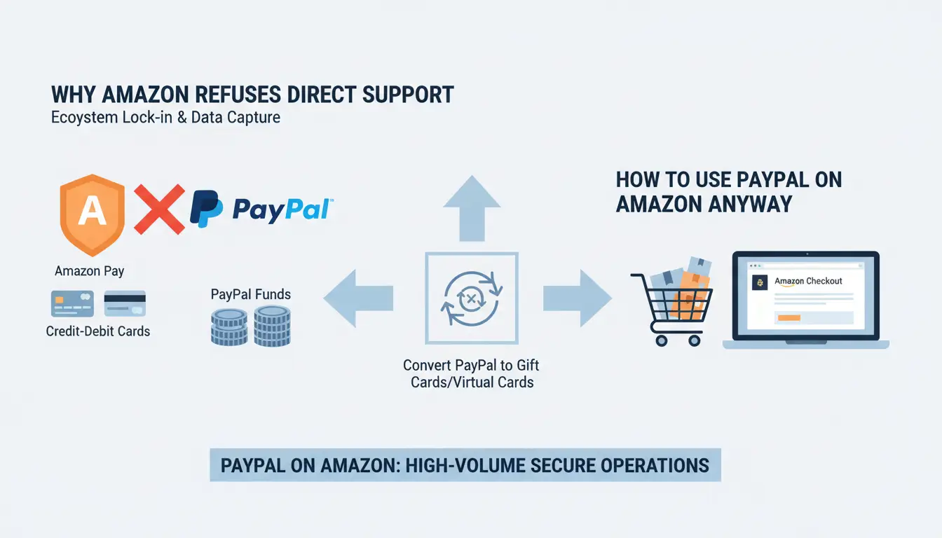 Why Amazon Refuses Direct Support and How to Use PayPal on Amazon Anyway
