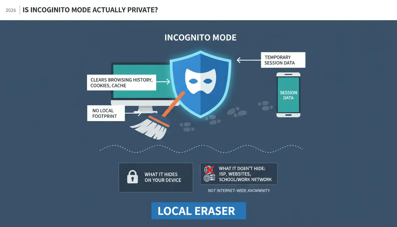 What does Incognito Mode actually hide on your device?