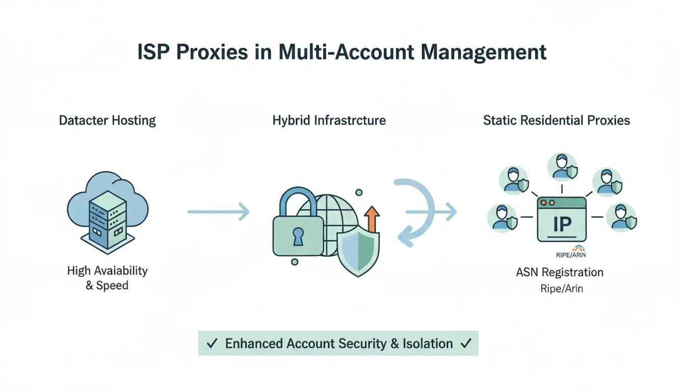 Analyzing the Role of What is ISP Proxies in Multi-Account Management
