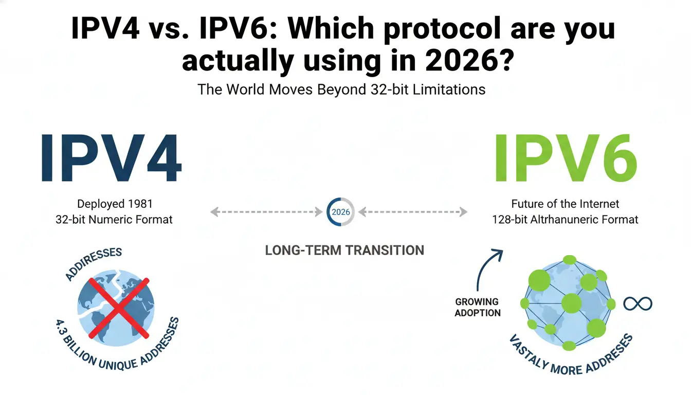 IPv4 vs. IPv6: Which protocol are you actually using in 2026?