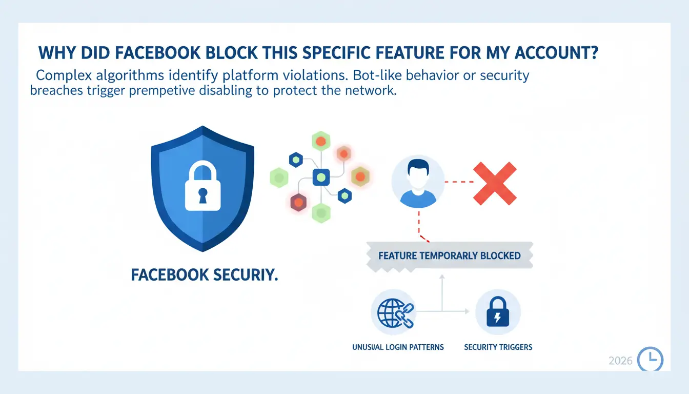 Why did Facebook block this specific feature for my account?