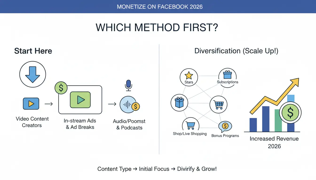 Which monetization method should I choose first?