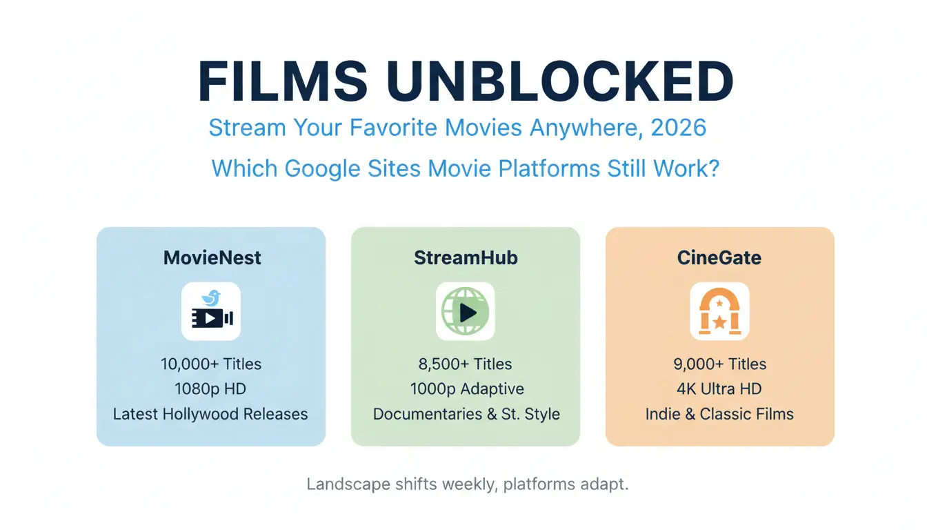 Which unblocked movie sites on Google Sites are actually working in 2026?