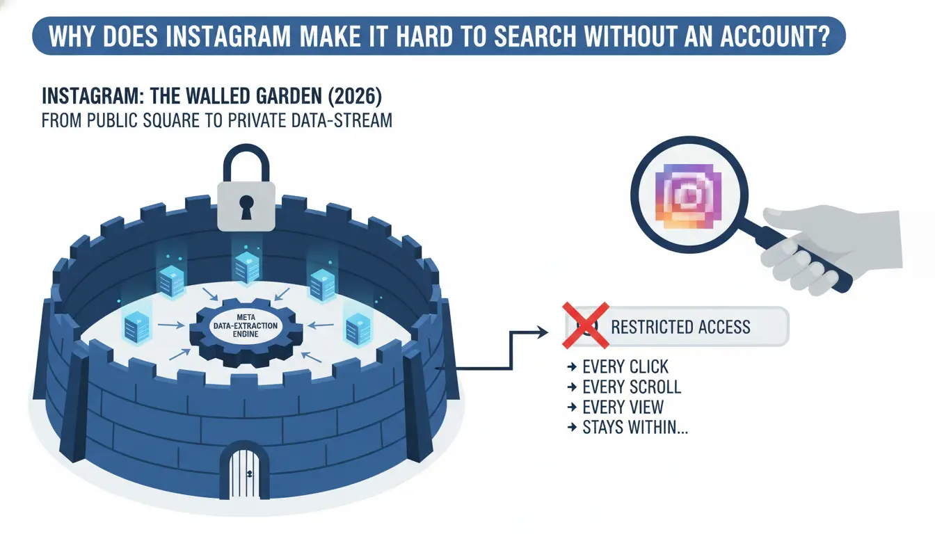 Why Does Instagram Make It Hard to Search Without an Account?