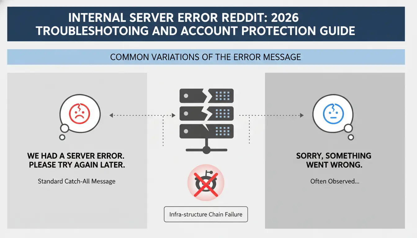 Common Variations of the Internal Server Error Reddit Message