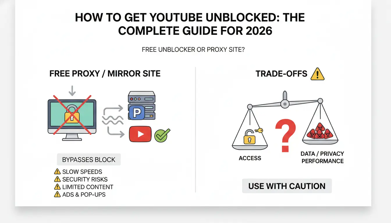 Should you use a free YouTube unblocker or proxy site?