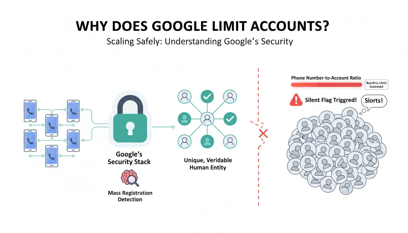 Why does Google limit how many accounts you can create?