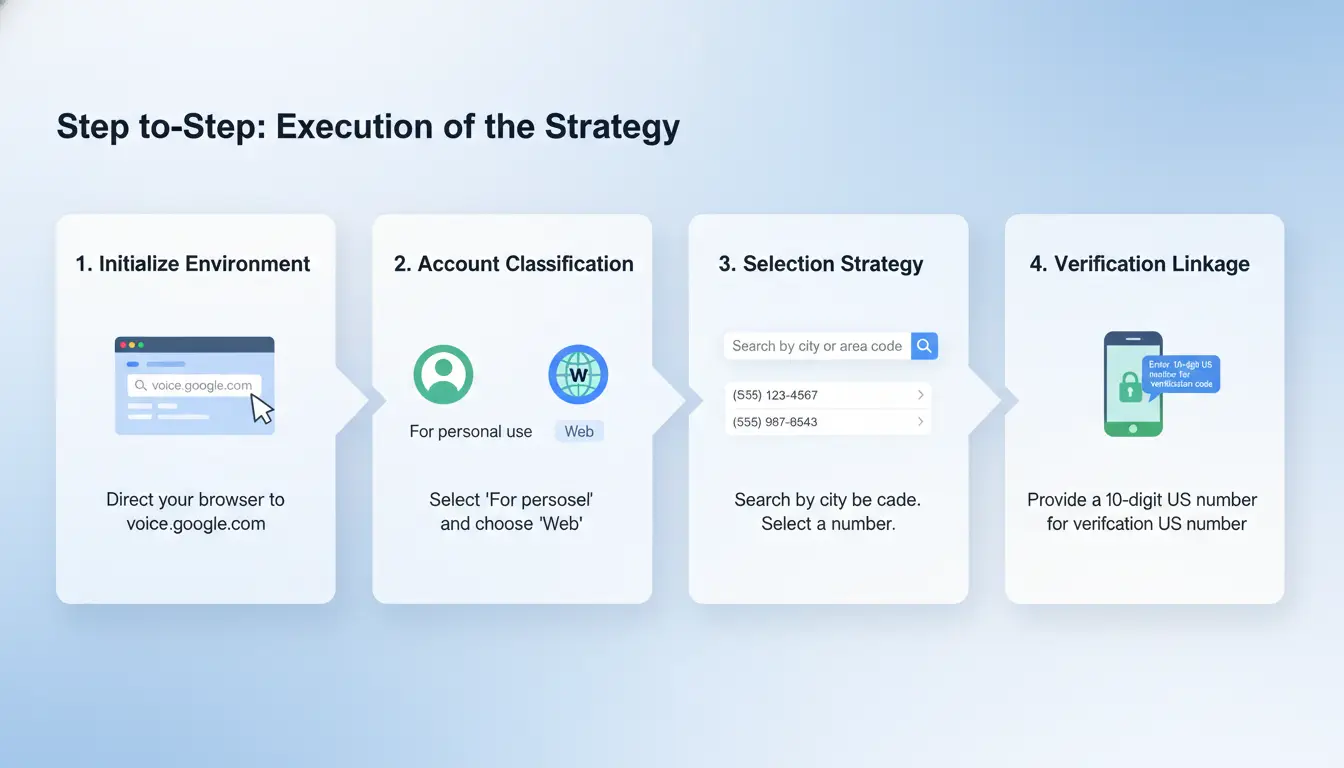 Step-by-Step: Execution of the How to Get a Free Google Number Strategy