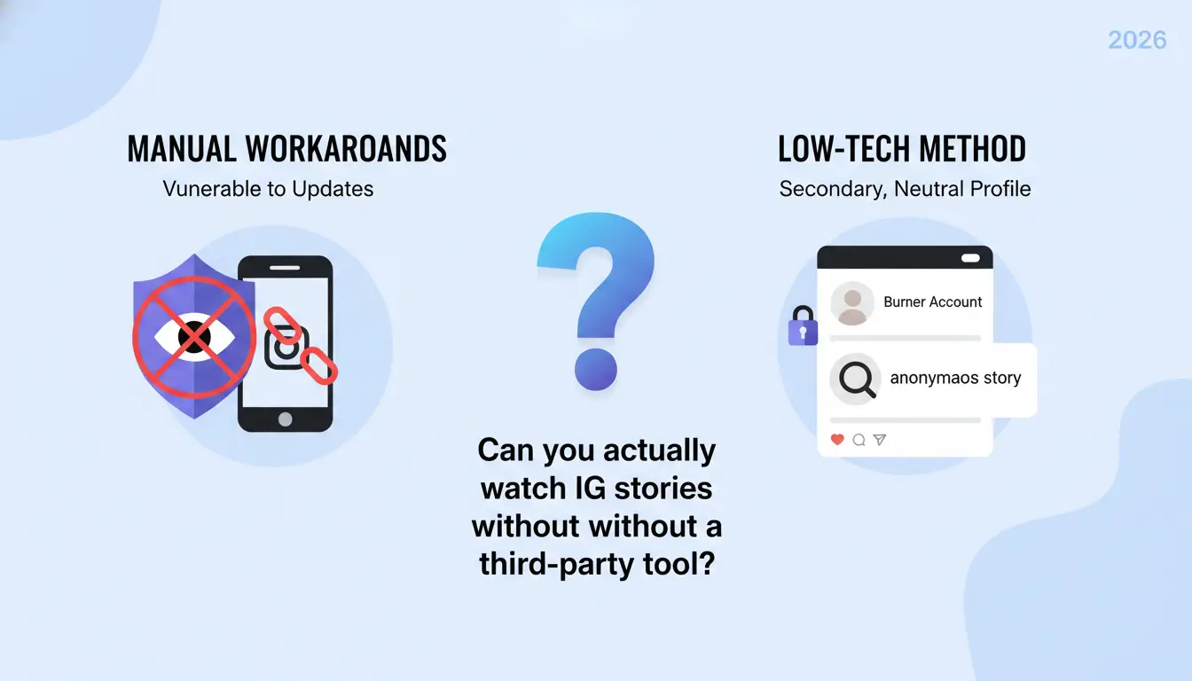 Can you actually watch IG stories without a third-party tool?