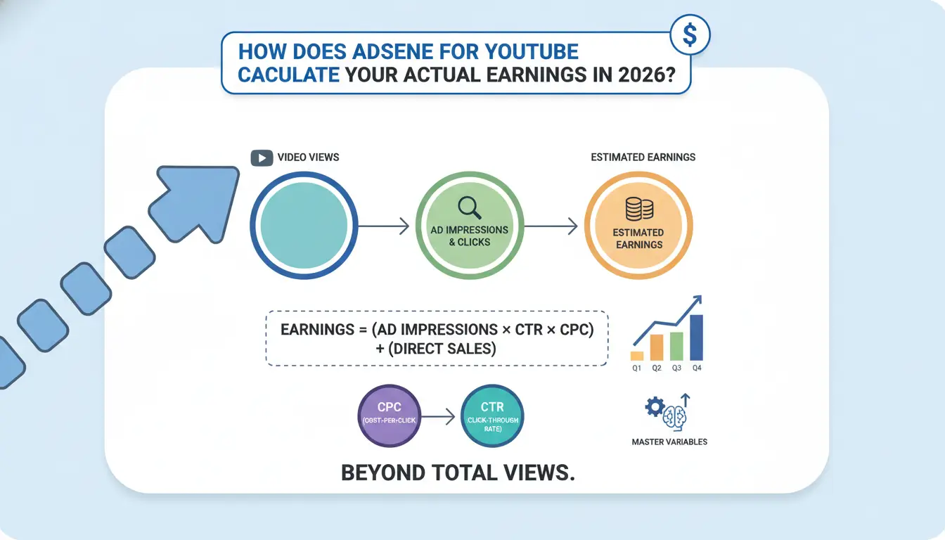 How Does AdSense for YouTube Calculate Your Actual Earnings in 2026?