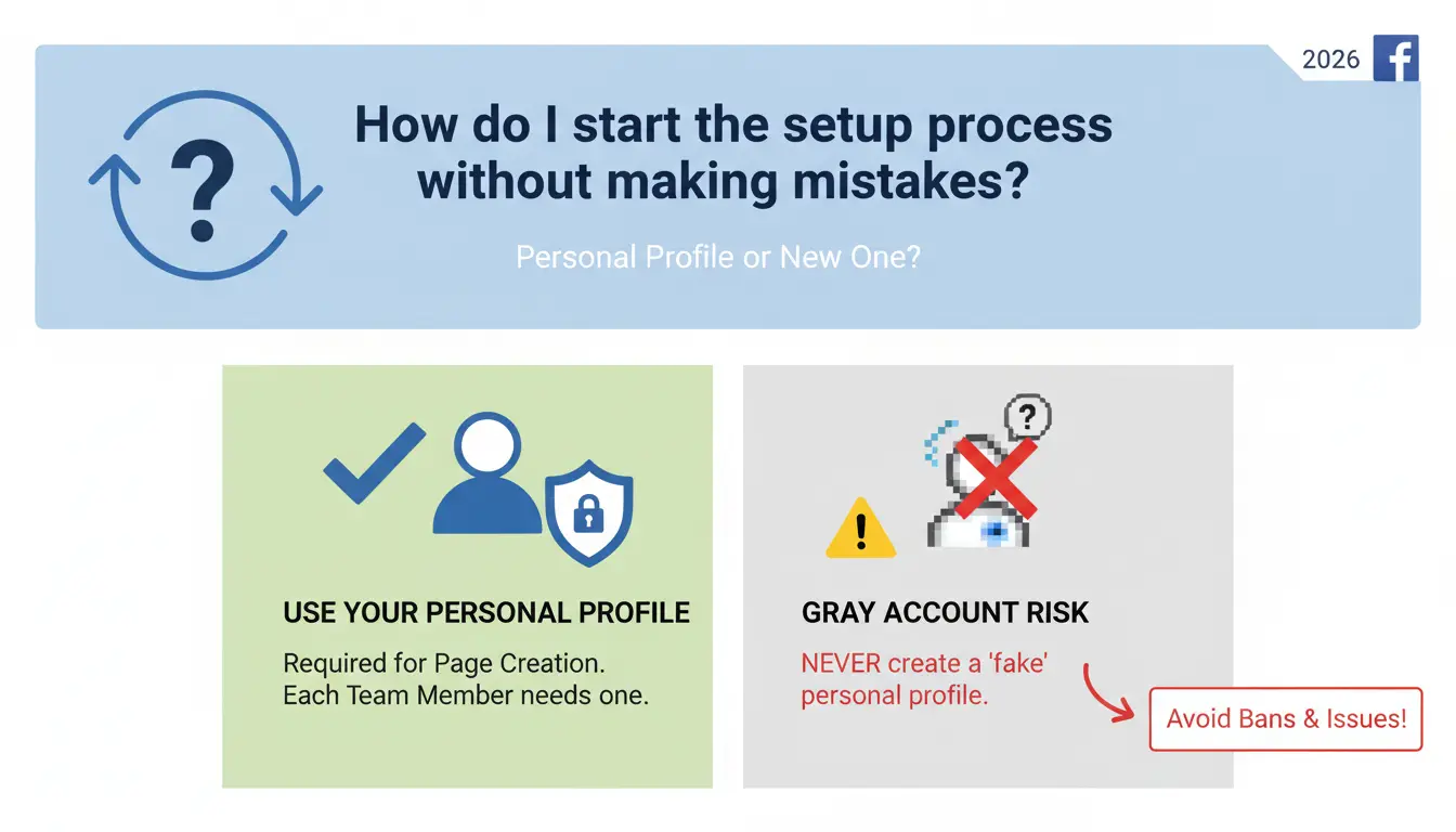 How do I start the setup process without making mistakes?